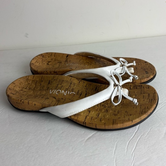 Vionic Cassie Rock Sandal Women’s Size 7 White Brown Shoes‎ - Picture 5 of 5